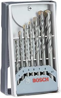 Bosch Professional 7-Piece CYL-3 Concrete Drill Bit Set (for Concrete, Ø 4-10 mm, Accessories for Impact Drills)