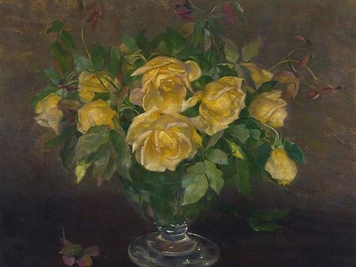 Tableau Nature morte roses d'Ivana Kobilac une impression d'art mural haut de gamme 60x90cm