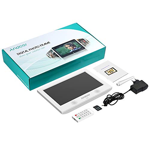 Moldura de foto digital de 10,1 polegadas Resolução de 1024 * 600 Tela TFT-LED Suporte Calendário/re