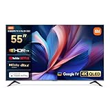 Migliori TV Xiaomi XIAOMI TV A Pro 55, 55 Inch (140 cm), 4K UHD QLED, Smart TV, Google TV, Triple Tuner DVB-C/S/S2/T/T2, HDR10+, Modalità Game Boost 120Hz, MEMC, Controllo Vocale, 2GB+8GB, Apple Airplay & Google Cast