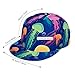 SVEFDOC Fashionable Baseball Cap Cool Corlorful Jellyfish Pattern Dad Cap for Women Men Teens, Fitted Quick Dry Golf Cap Headwear