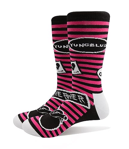 Photo de Yungblud Chaussettes Symbols Logo Nouveau Officiel Unisex Noir Ankle (Uk Size 7 Size UK Size 7-11