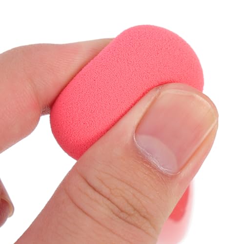 minkissy 3pcs Makeup Sponge Wet Makeup Pens Portable Blending Sponges Foundation Sponges Foundation Concealer Cosmetic Application for Liquid Foundation (Red) - Image 3