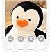 YUKOUQIAN Penguin Stuffed Animal Cute Plush Doll SoftToy 8.5