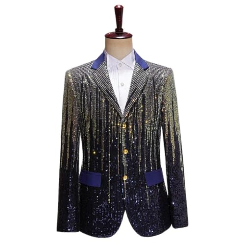 Men Sparkling Sequin Blazer Stage Party Suit for Singer, Dancer, Prom or Banquet3
