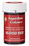 Sugarflair Paste Colours Red-25g, zzzz-s, Blood Red