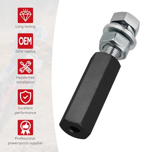 Image of JAVIK Quick Release Flag Pole Holder Black Hold 1 /4'' Flag Poles Compatible with All ATV UTV Motorcycle Dirt Bike All Year