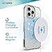 Speck Clear iPhone 16 Pro Case - Slim Phone Case - GemShell - Clear/Platinum Glitter