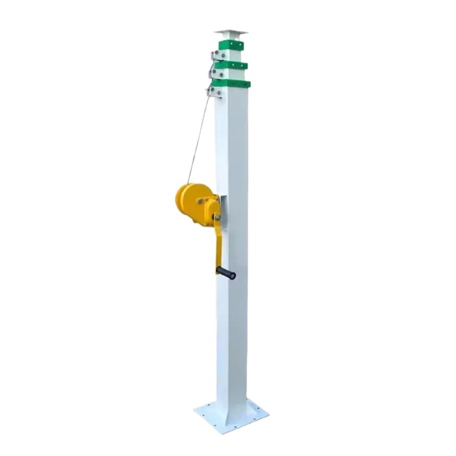 Hand Lift Monitoring Pole Custom Manual Telescopic Mechanical Winch Lift Mast, Telescoping Mast(Manual joystick-7m)