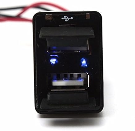 Alamor Dual USB Cargador Tel?fono GPS Mp3 para Toyota Prado 150 Fj Cruiser Rav4 Land Cruiser Alamor Dual USB Cargador Tel?fono GPS Mp3 para Toyota Prado 150 Fj Cruiser Rav4 Land Cruiser