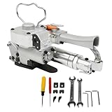 ZONEPACK Pneumatic Strapping Tool Handheld Baler Package Packaging Machine PP PET Portable Wrapping Strapping Machine 1/2Inch to 3/4Inch (13-19mm)