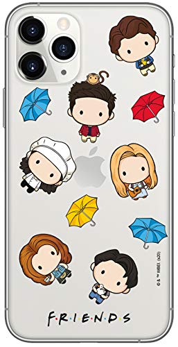 Funda Original y Oficial de Friends de la Serie de TV para iPhone 11 Pro, Carcasa de plástico de Silicona TPU Que Protege contra Golpes y arañazos