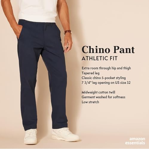 Amazon Essentials AE190196-NAV-34W X 32L Men'S Athletic-Fit Casual Stretch Chino Pant thumb #1