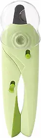 Cortador de Unhas para Cães e Gatos Kit Completo com Alicate Lixa e Luz de LED - Design Ergonômico para Corte Seguro e Preciso (Verde)