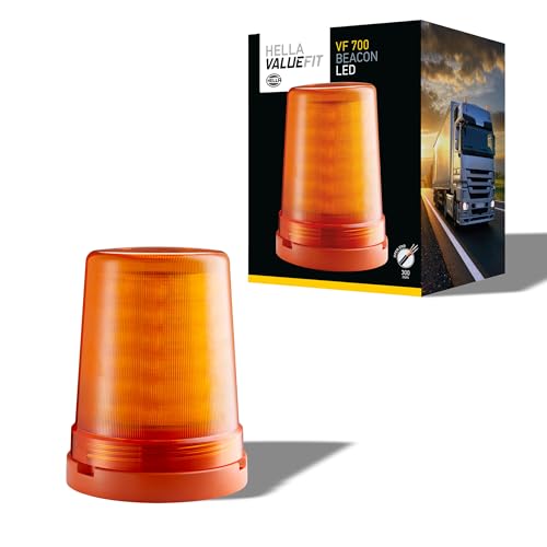 Luz de aviso Hella VALUEFIT LED rotativo VF700 para tractores y obras nocturnas en carretera