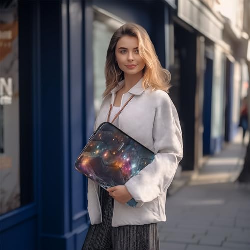 Funda para laptop 13-14 pulg impermeable con diseño Starry Night Cave miniatura 7