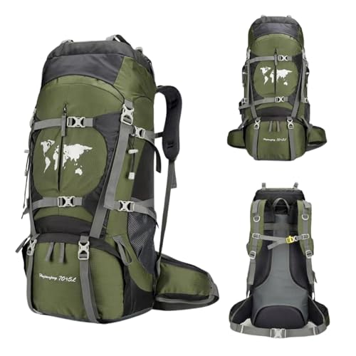 KARRIER 75L Internal Frame Hiking Rucksack - Heavy Duty Large Bac...