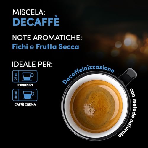 Pellini Top Decaffeinato, 100 Capsule In Alluminio Compatibili Nespresso, Miscela Di Caffè Arabica E Robusta Con Sentori Di Frutta Secca E Fichi, 10 Confezioni Da 10 Capsule - 5