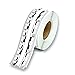 Ruler – Adhesive Backed Decal on a Roll – Fractional/Metric – 12 Inch (30 Centimeter) Long – Left to Right – 50 per Roll – White