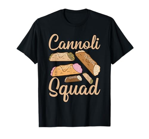Cannoli Lover Sicilian Dessert Italian Pride Cannoli Form T-Shirt
