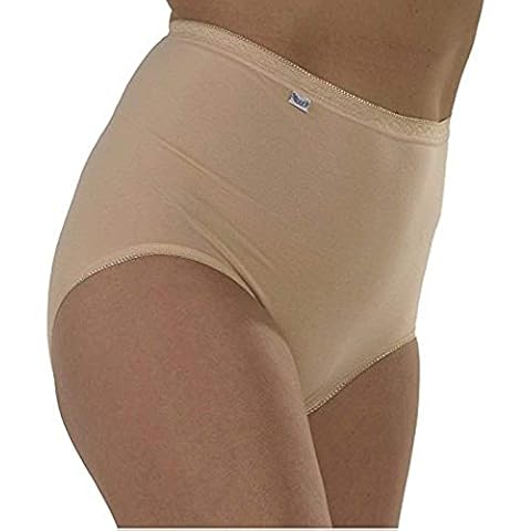 Ladies 3 Pairs Multipack Marlon Premium Maxi Cotton Briefs Stretchy Lycra Comfortable Knickers Cover
