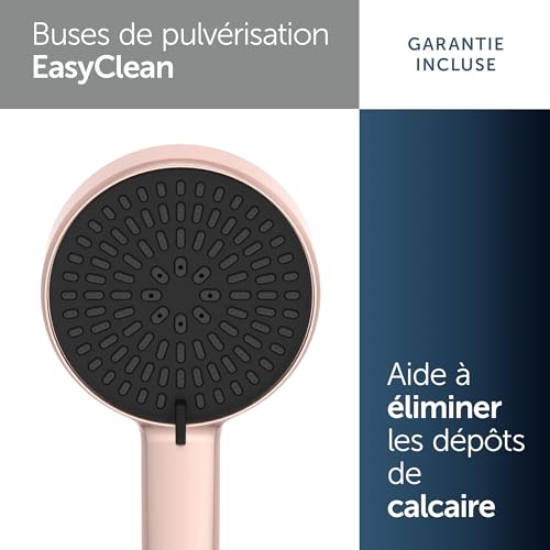 Pomme de douche avec deux types de jets Idealrain Alu+ 100mm - 6