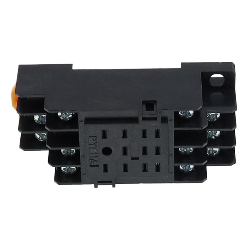 Socle mini relais PYF11A à 11 broches pour montage compact rail