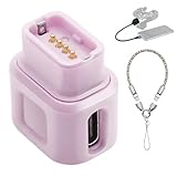 Suitable for Shimano EW-EC300 4-pin to Type-C Converter, 12 Speed Di2 Charger, Di2 Charging Cable, Bicycle Electronic Variable Speed Outdoor Charging Solution (Light Purple)