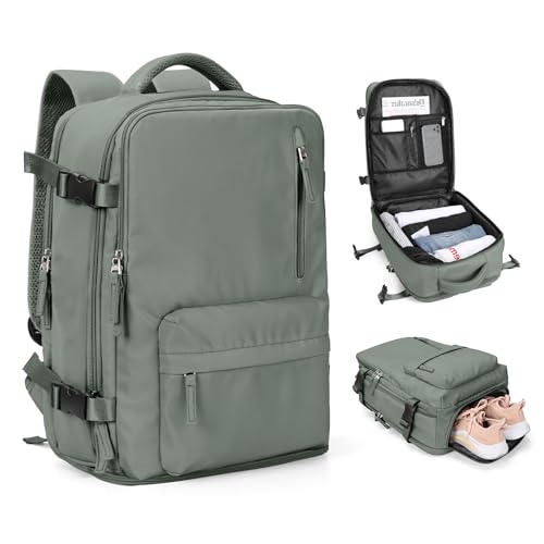 Mochila Viaje Avion 45x36x20 Bolsas De Cabina 40x30x20 Para Vueling Easyjet Equipaje De Mano Ryanair Mochila De Senderismo Impermeable Hombre Mujer Verde Oscuro S Mochila Viaje Avion 45x36x20 Bolsas De Cabina 40x30x20 Para Vueling Easyjet Equipaje De Mano Ryanair Mochila De Senderismo Impermeable Hombre Mujer Verde Oscuro S