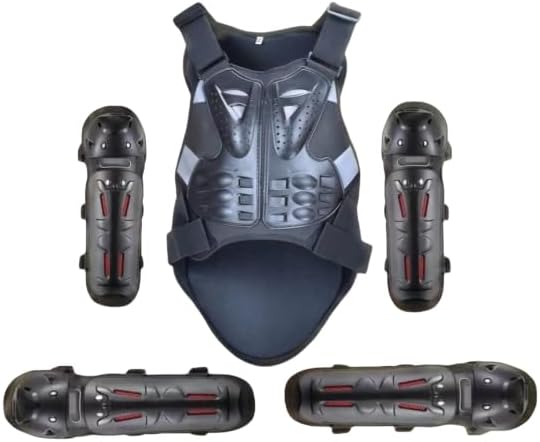 男性オートバイ鎧ベストボディ胸背骨プロテクター保護サイクリングスケートスキースケートボード レーシング落下防止・衝突防止ベスト