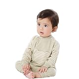 DuduLemon Unisex-Baby Newborn Natural Organic Cotton Footless Rompers Bodysuit Footie (6-9m)