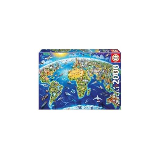 Educa - Símbolos del Mundo Puzzle, 2000 Piezas, Multicolor (17129)