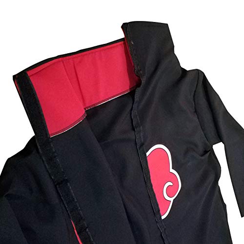 Kit Akatsuki Com Capa Dos Ninjas Renegados Colar Acessórios