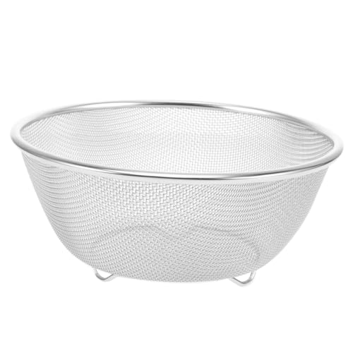 Gatuida Per Scolapasta in Acciaio Inossidabile A Rete Cestini A Rete Scodella Microporosa Per Lavare Verdure Riso Frutta 28