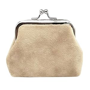 Guotobe Corduroy Kleine Handtas Womens Clutch Bag Houder Portemonnee Portemonnee Portemonnee Mannen Voorzak Portemonnee Met Rits (Bruin, One Size)