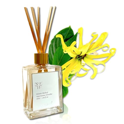 本物の花の香り【 イランイラン 】リード ディフューザー 50ml フレグランス <フラワー レソット.> 香水 枕 国産 消臭 寝具 空間 ベッド 睡眠 おやすみ ルーム 誕生 母 日 中元 歳暮 プレゼント デー leso.