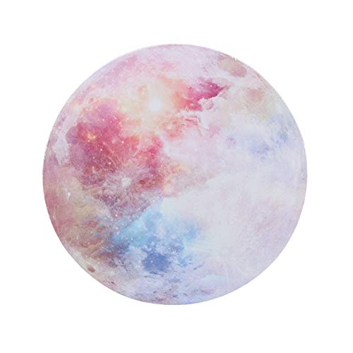 Elec Kingdomマウスパッド 惑星 宇宙 プラネット 丸型 柔軟 おしゃれ かわいい ゲーミングまうすぱっど PC ノートパソコン オフィス用 円形 デスクラバーマット 滑り止め 耐久性が良い 人気 星シリーズ