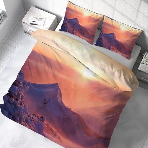 Parure de lit en microfibre douce 160x200 pour un sommeil réparateur