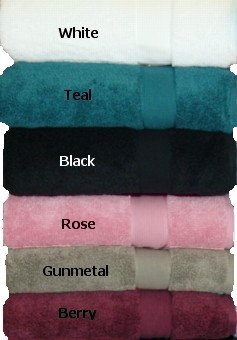 Espalma Signature Zero Twist Cotton Bath Towel - White