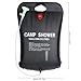Camp Shower Camp Shower Solar Heating Portable Shower 5 Gallons Camping Shower Bag with Removable Hose ＆ On/Off Shower Head Solar Outdoor Showers for Camping Beach Swimming