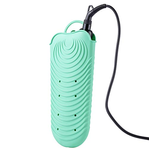ZAXOP Heat Resistant Curling Iron Mat & Travel Pouch Silicone Hot Hair Tool Holder for Flat Iron Straightener & Wand Non-Slip Vanity Protector for Home Salon & Travel (mintgreen)