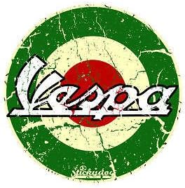Vespa Green Roundel Sticker