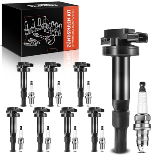 Image of Frankberg 8x Ignition Coil Spark Plugs Control Arm Kit petrol