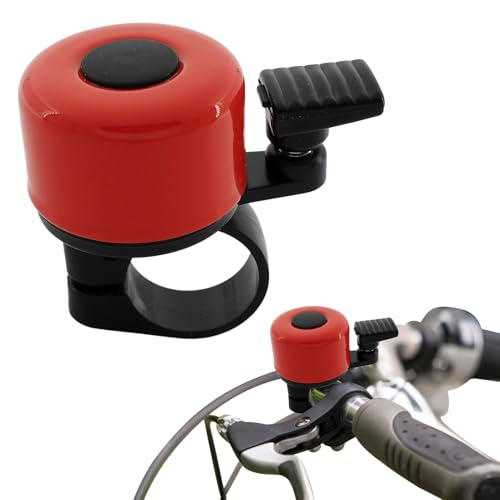 Dewireaey Timbre de Bicicleta para niños para Manillar,Timbres de Bicicleta de Aluminio para manillares de 2 cm de diámetro máximo | Manillares compactos Timbres para Bicicletas de montaña Bicicletas