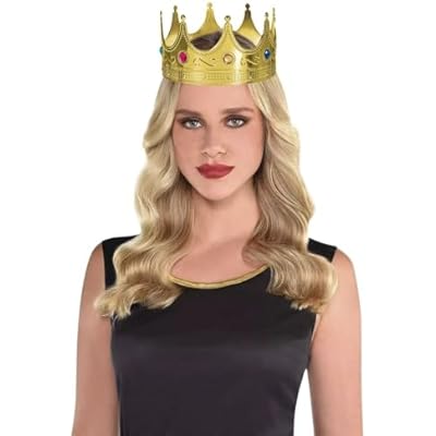 Luxurious Gold Royal Crowns - 0.75 x 8 (1 Pc) - Perfect for Parties, Regal Decor & Royalty-Themed Events
