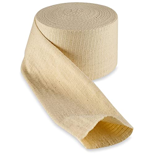 Sumedtec Vendaje tubular elástico tamaño D, caja de 10M - Color natural (7.5 cm X 10 metros) Venda grande tubular de compresión