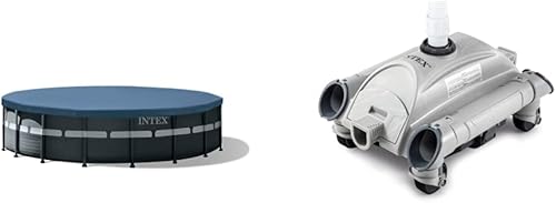 INTEX 26329EH - Juego de piscina Ultra XTR de 18 x 52 pulgadas con bomba de filtro de arena y limpiador automático de piscinas Recreation Corp