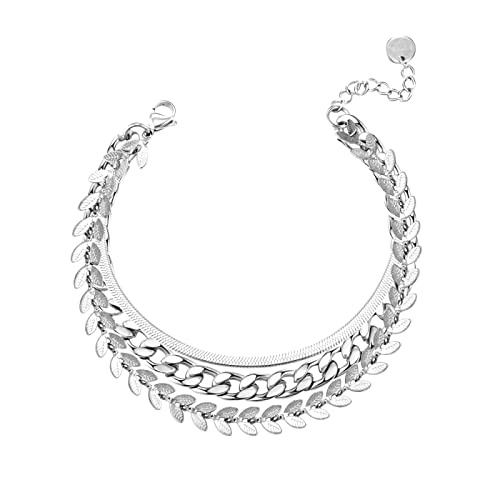 Bracelet double couche cœur et perle : le cadeau tendance pour femme et fille