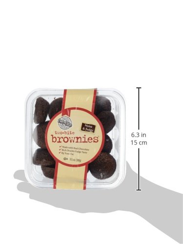 Give & Go, Two Bite Brownies, 10.5 oz (Frozen)