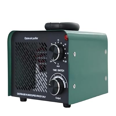 Ozone Generator 160,000 mg/h, 3-Level Adjustable Industrial Ozone Machine with 0-120 Min Timer HOLD Mode, High Capacity O3 Odor Eliminator for Home Car Smoke Pets Basement Garage for 3200 Square Feet